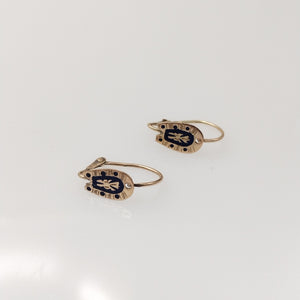 ARETES PAR ORO 8 K 1.2 GRMS (SEMINUEVO)