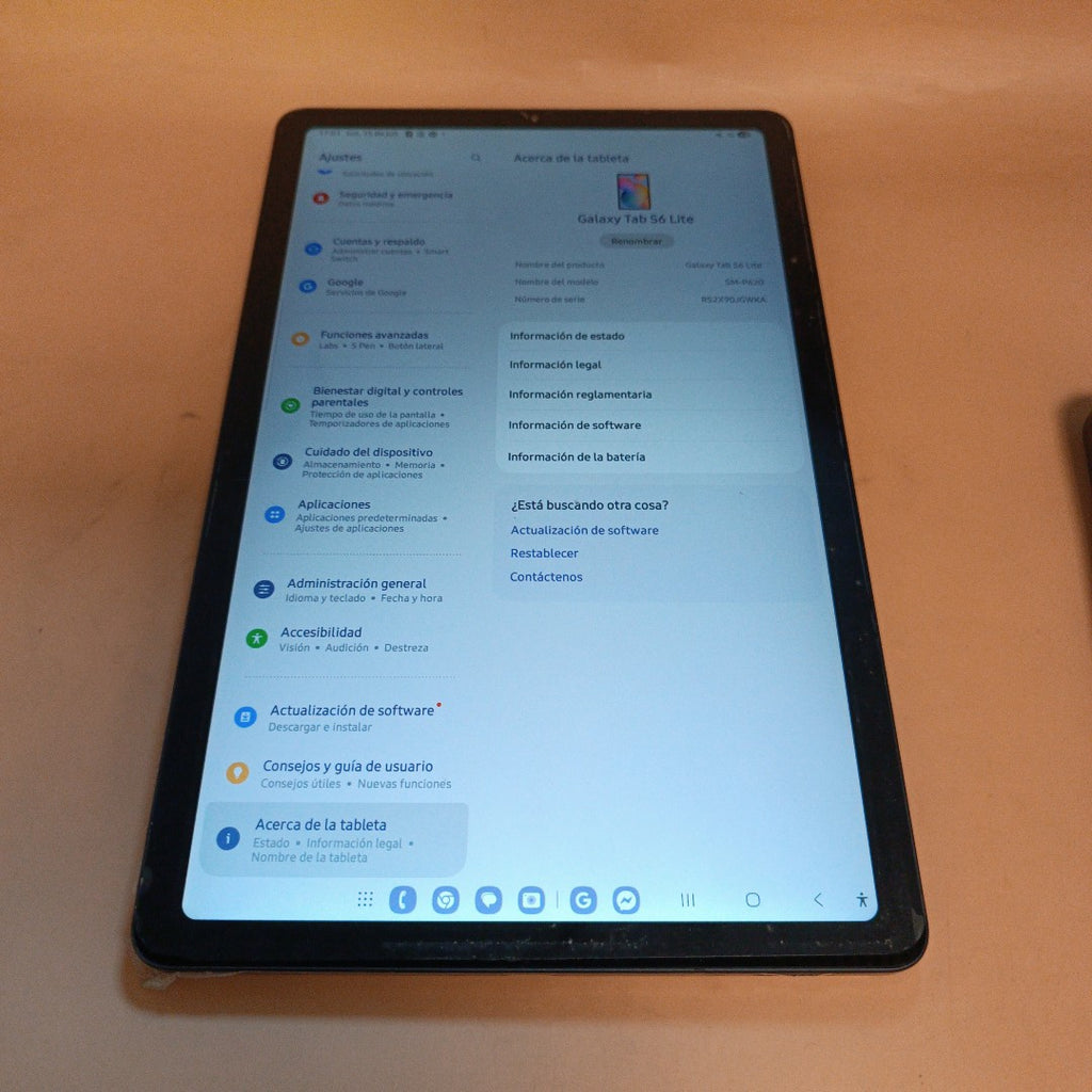 TABLETA SAMSUNG GALAXY TAB S6 LITE SM-P620 (2024) 128 GB 4 GB RAM (SEMINUEVO)