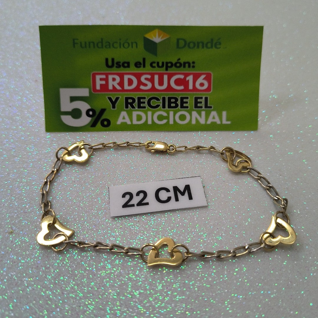 PULSERA ORO 14 K 6.5 GRMS (SEMINUEVO)