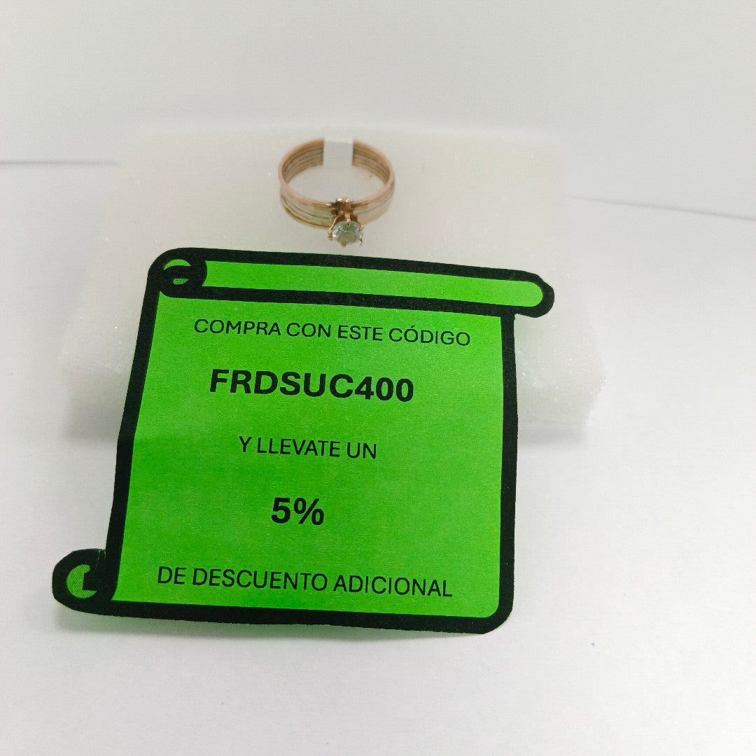 ANILLITO ORO 10 K 2.6 GRMS (SEMINUEVO)