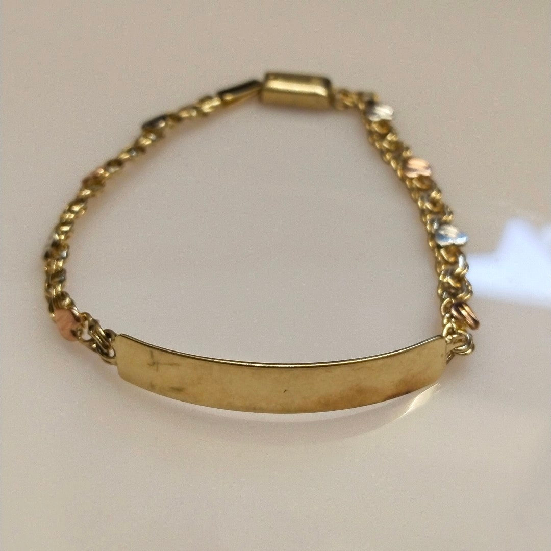 ESCLAVA ORO COMBINADO 10 K 5,50 GRMS (SEMINUEVO)