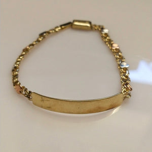 ESCLAVA ORO COMBINADO 10 K 5,50 GRMS (SEMINUEVO)