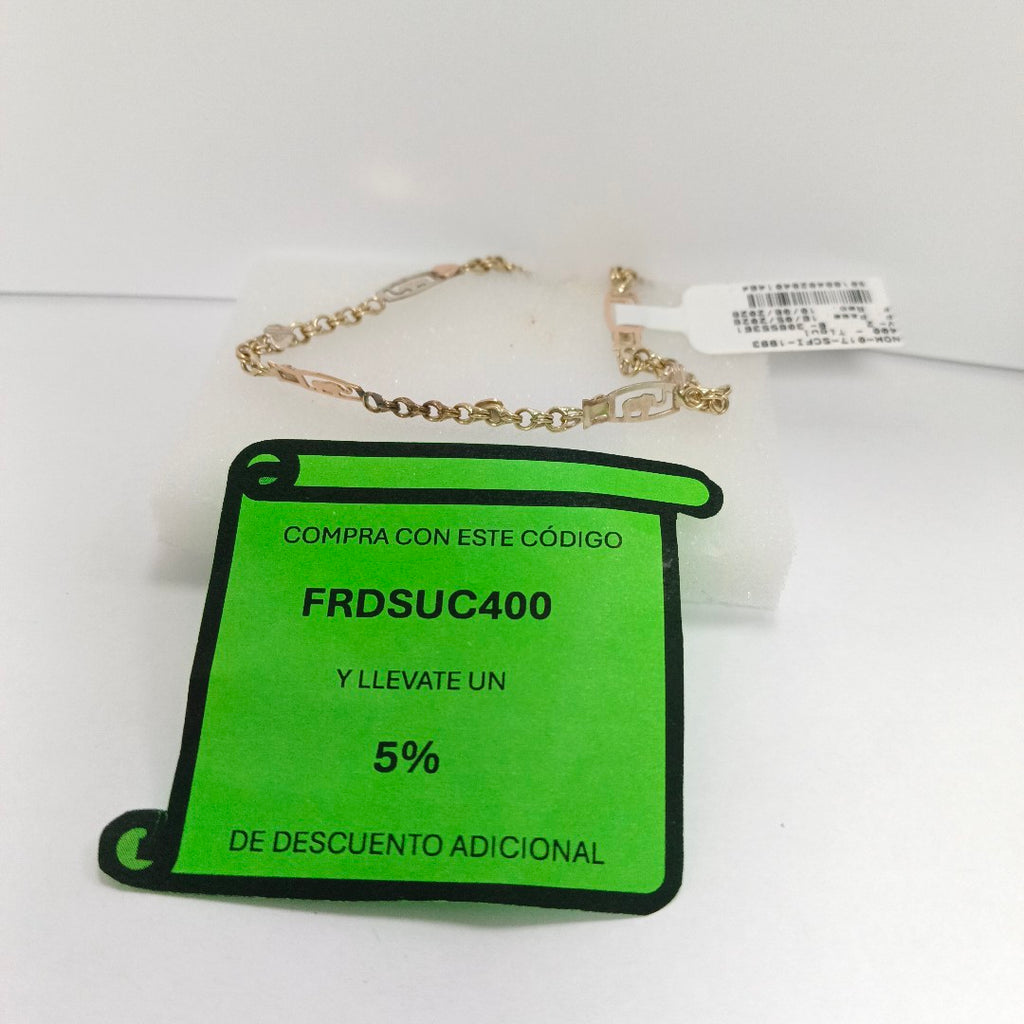 PULSERA ORO 10 K 5.1 GRMS (SEMINUEVO)