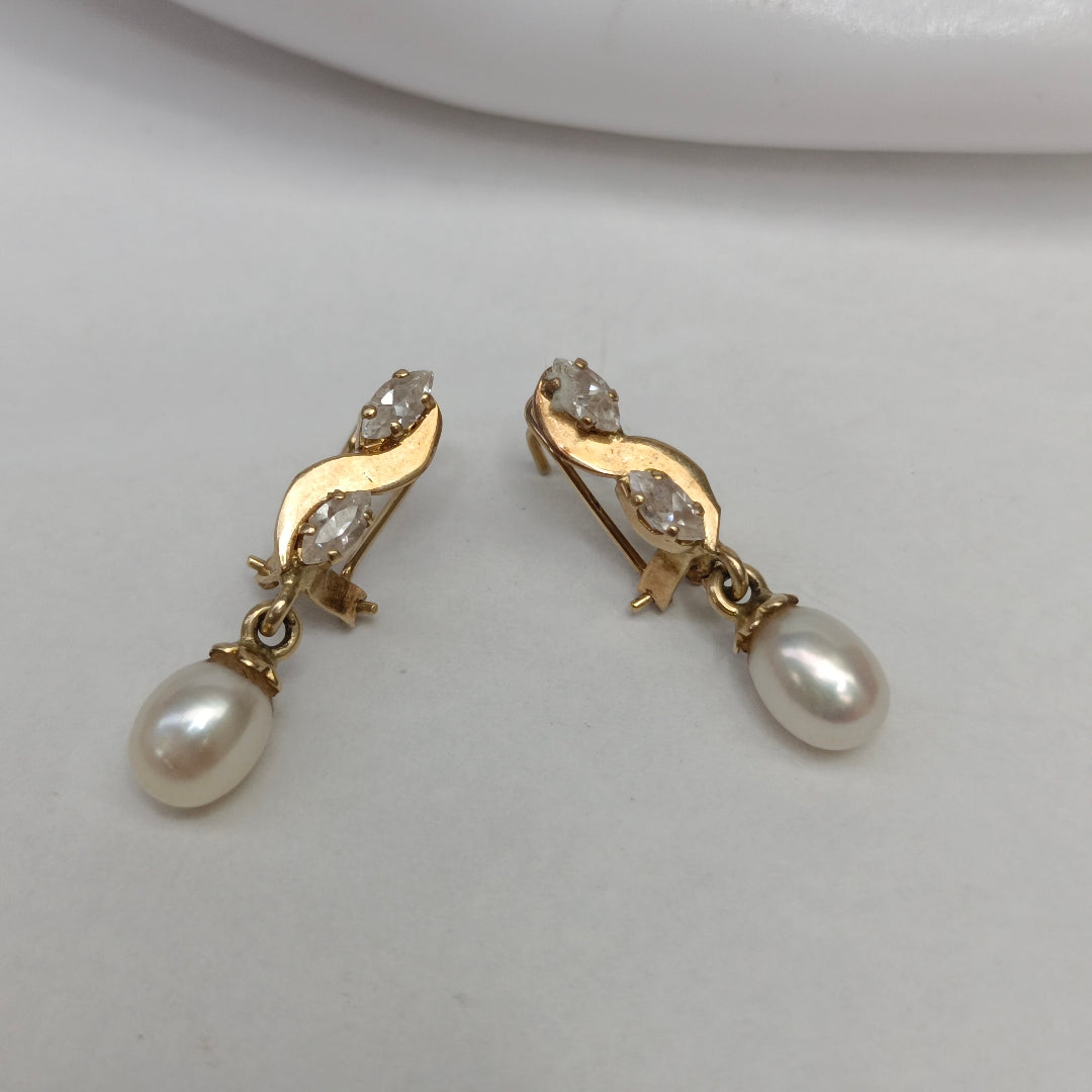ARETES PAR ORO 10 K 2,80 GRMS (SEMINUEVO)