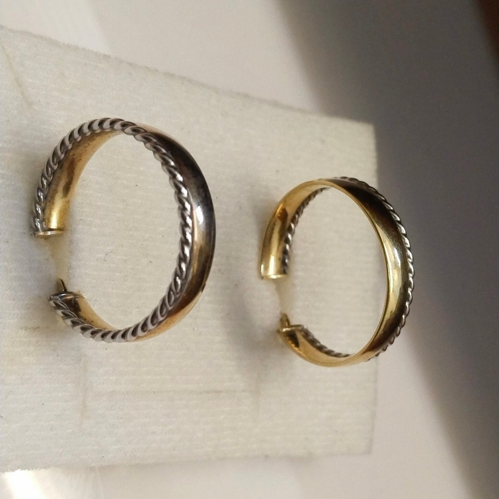 ARRACADAS PAR ORO 10 K 3.8 GRMS (SEMINUEVO)