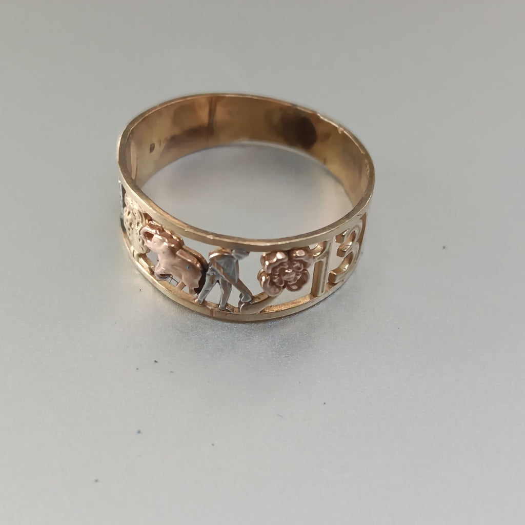 ANILLO ORO 10 K 2.9 GRMS (SEMINUEVO)