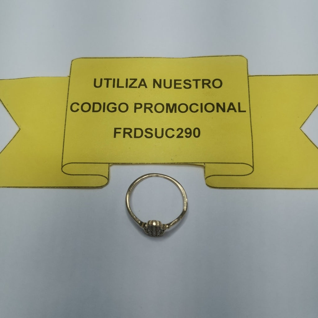 ANILLO ORO 14 K 1.1 GRMS (SEMINUEVO)