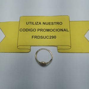 ANILLO ORO 14 K 1.1 GRMS (SEMINUEVO)