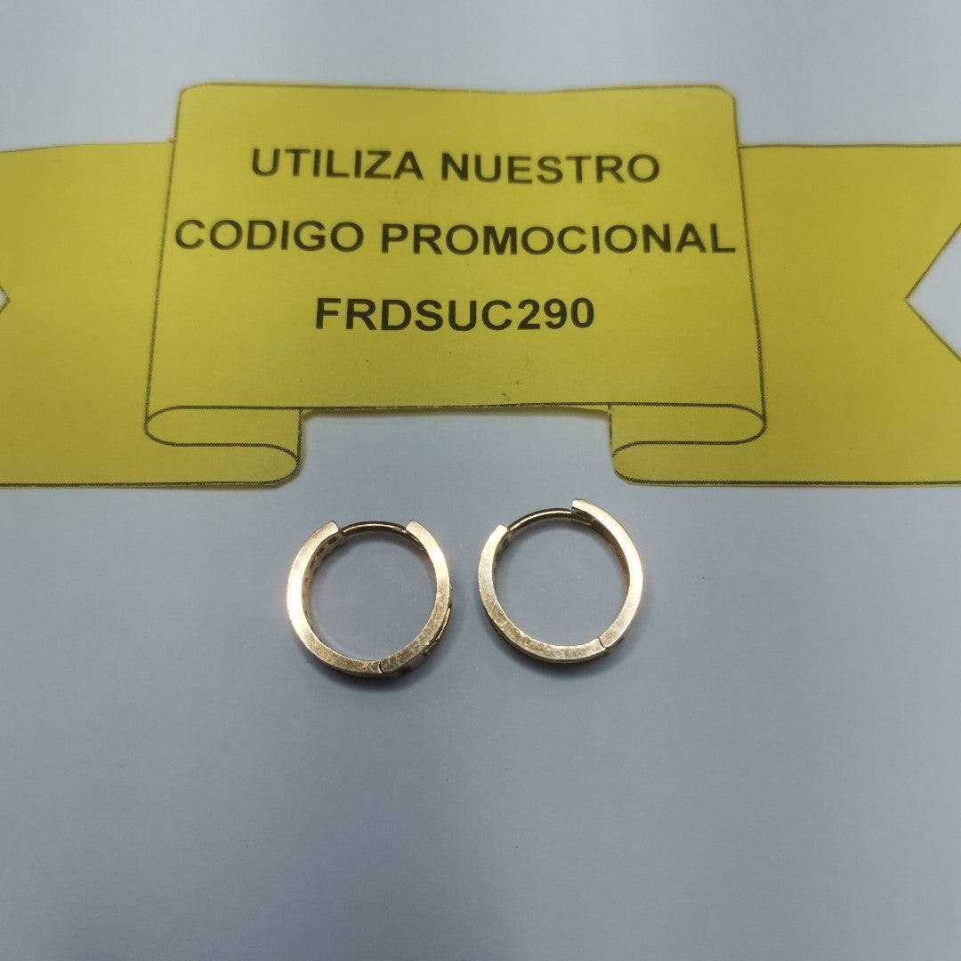 ARETES PAR ORO 14 K 2.8 GRMS (SEMINUEVO)