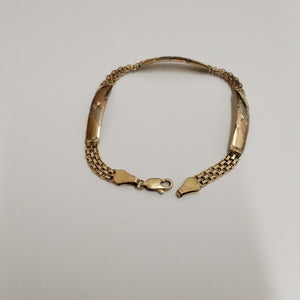 PULSERA ORO, ORO COMBINADO 10 K 4.2 GRMS (SEMINUEVO)