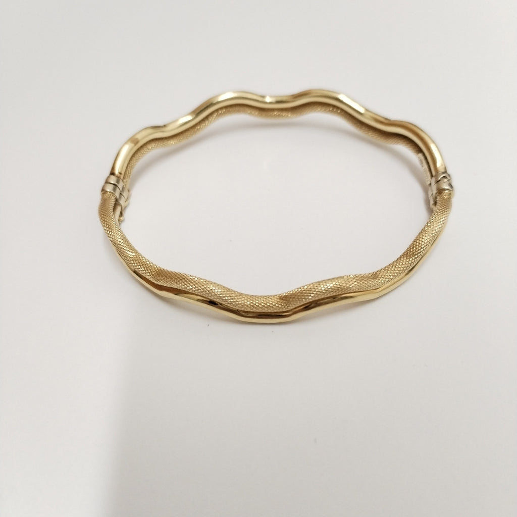 PULSERA RIGIDA ORO 14 K 9.1 GRMS (SEMINUEVO)