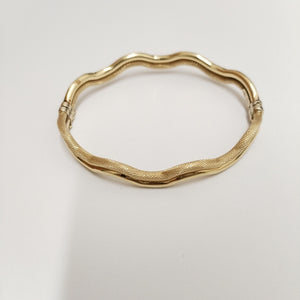 PULSERA RIGIDA ORO 14 K 9.1 GRMS (SEMINUEVO)