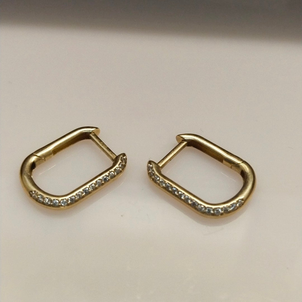 ARRACADAS PAR ORO 10 K 1,80 GRMS (SEMINUEVO)