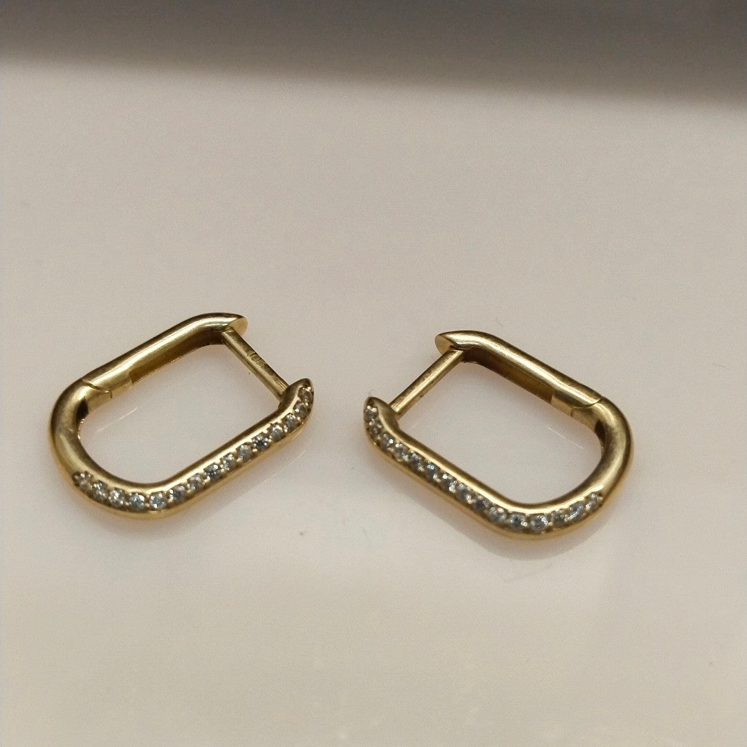 ARRACADAS PAR ORO 10 K 1,80 GRMS (SEMINUEVO)