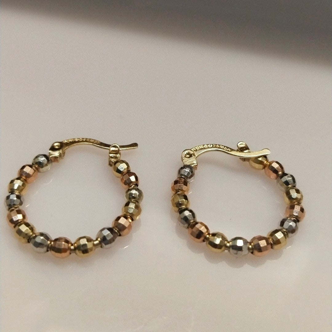 ARRACADAS PAR ORO 10 K 2.5 GRMS (SEMINUEVO)
