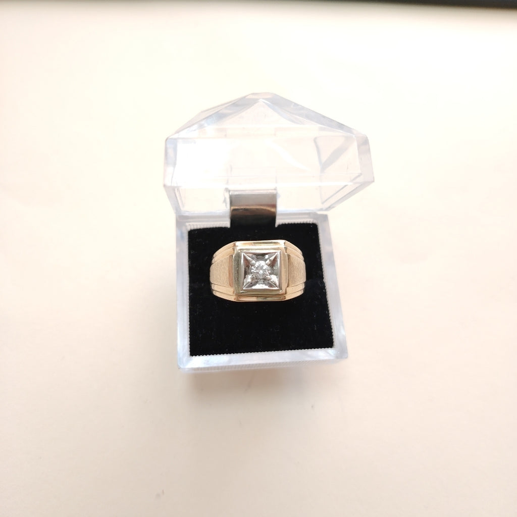 ANILLO ORO, RODIADO 14 K 6 GRMS (SEMINUEVO)