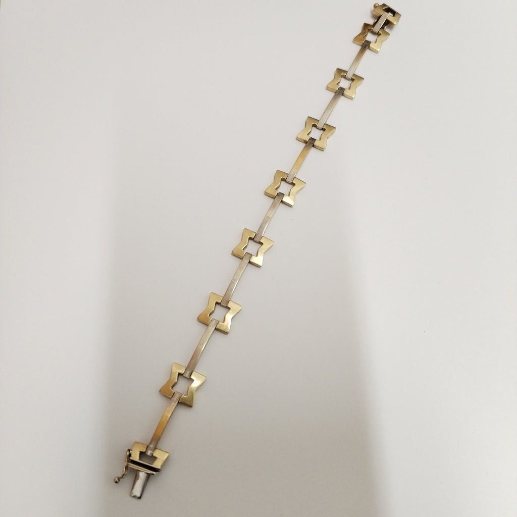 PULSERA ORO, ORO COMBINADO 14 K 10.8 GRMS (SEMINUEVO)