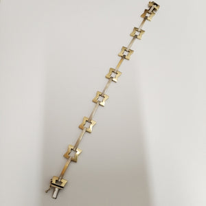PULSERA ORO, ORO COMBINADO 14 K 10.8 GRMS (SEMINUEVO)