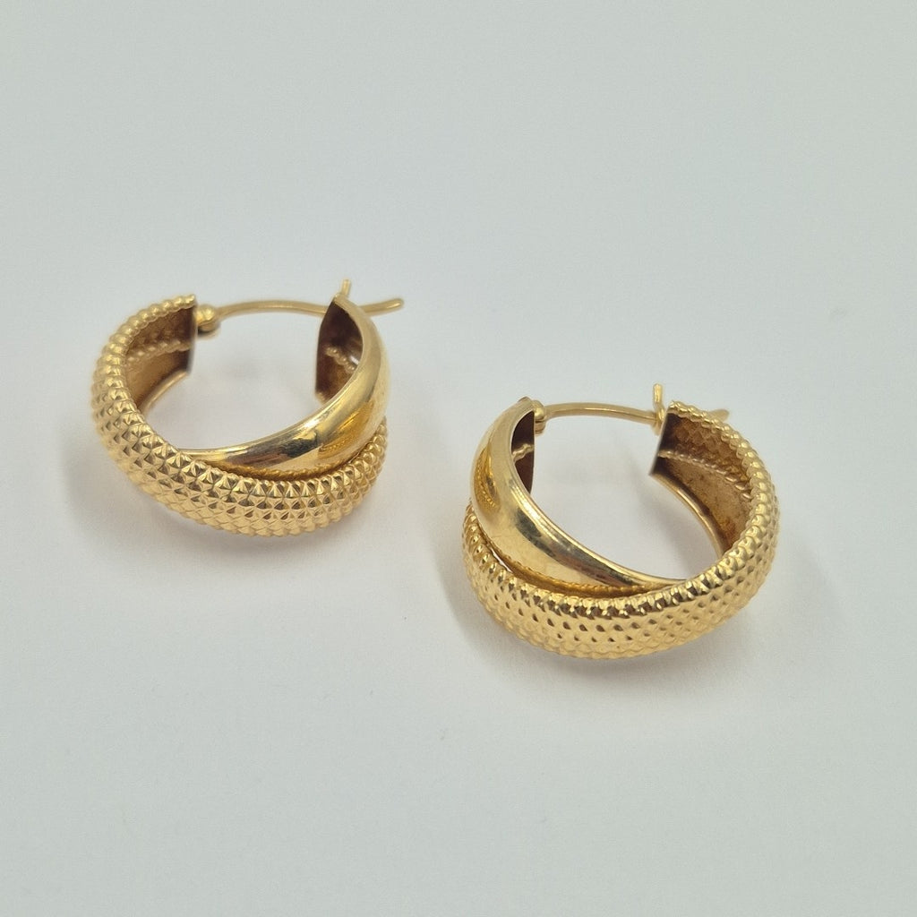 ARRACADAS PAR ORO 14 K 3,30 GRMS (SEMINUEVO)