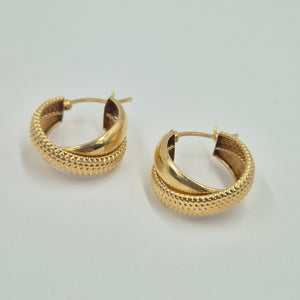 ARRACADAS PAR ORO 14 K 3,30 GRMS (SEMINUEVO)