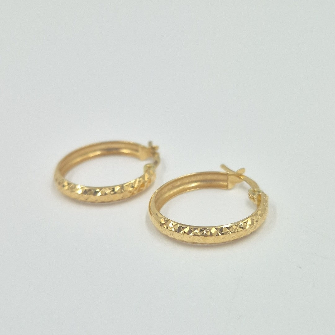 ARRACADAS PAR ORO 14 K 1,40 GRMS (SEMINUEVO)