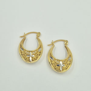 ARRACADAS PAR ORO 14 K 3 GRMS (SEMINUEVO)