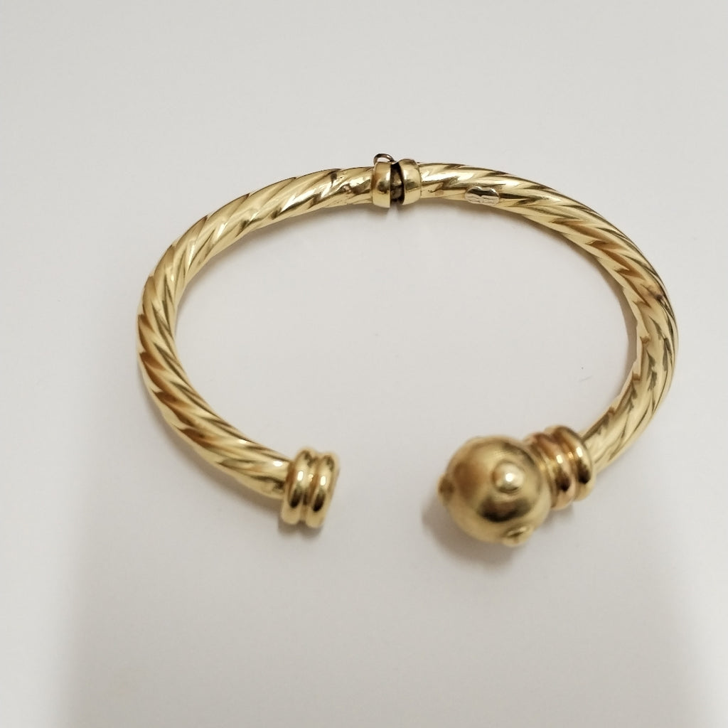 PULSERA RIGIDA ORO 14 K 13.6 GRMS (SEMINUEVO)