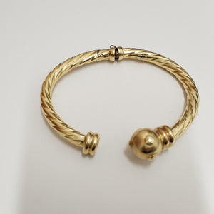 PULSERA RIGIDA ORO 14 K 13.6 GRMS (SEMINUEVO)
