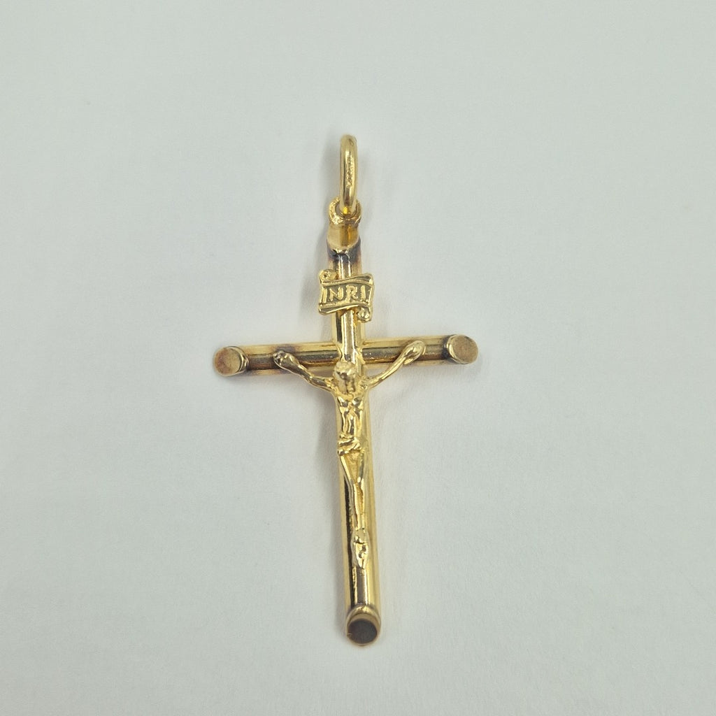 CRUCIFIJO ORO 14 K 2,30 GRMS (SEMINUEVO)