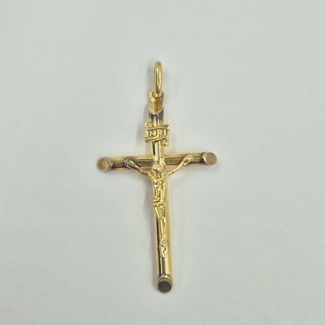 CRUCIFIJO ORO 14 K 2,30 GRMS (SEMINUEVO)