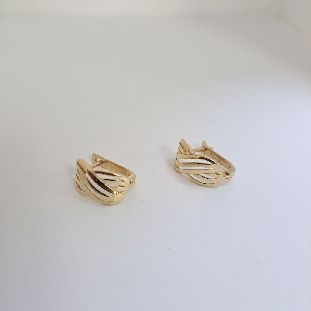 ARRACADAS PAR ORO 14 K 3,70 GRMS (SEMINUEVO)