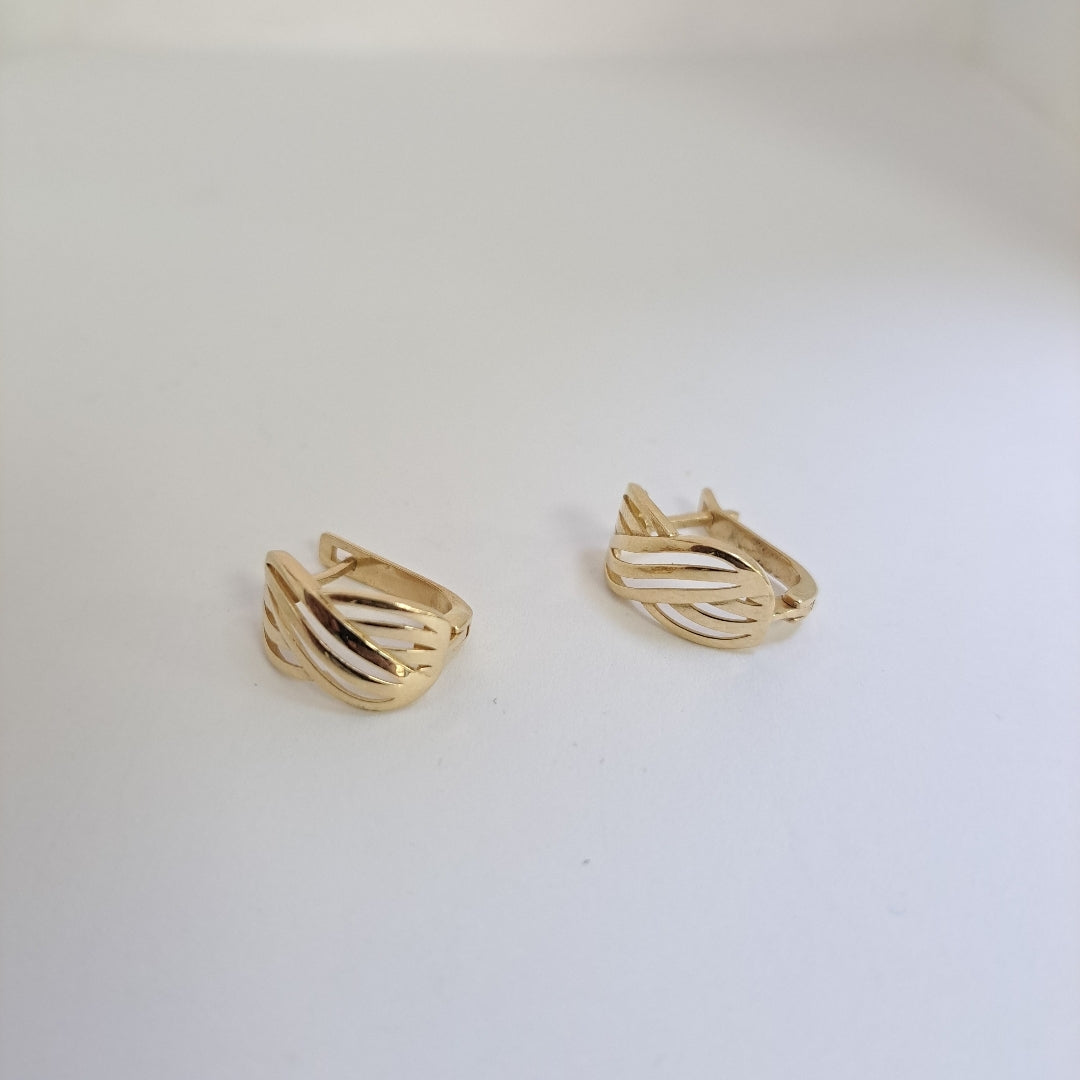 ARRACADAS PAR ORO 14 K 3,70 GRMS (SEMINUEVO)