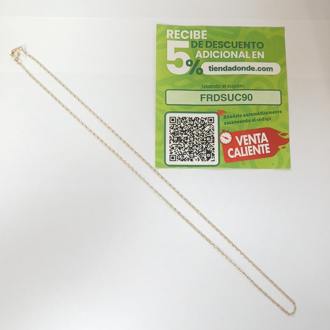 CADENA ORO 14 K 2,00 GRMS (SEMINUEVO)