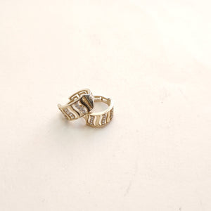 ARRACADAS PAR ORO 14 K 2.4 GRMS (SEMINUEVO)
