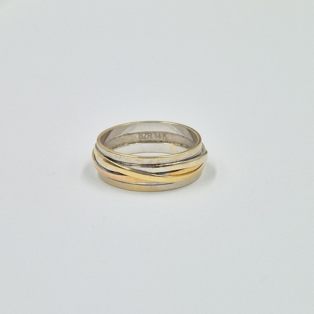 ARGOLLA ORO,ORO BLANCO 14 K 3,70 GRMS (SEMINUEVO)