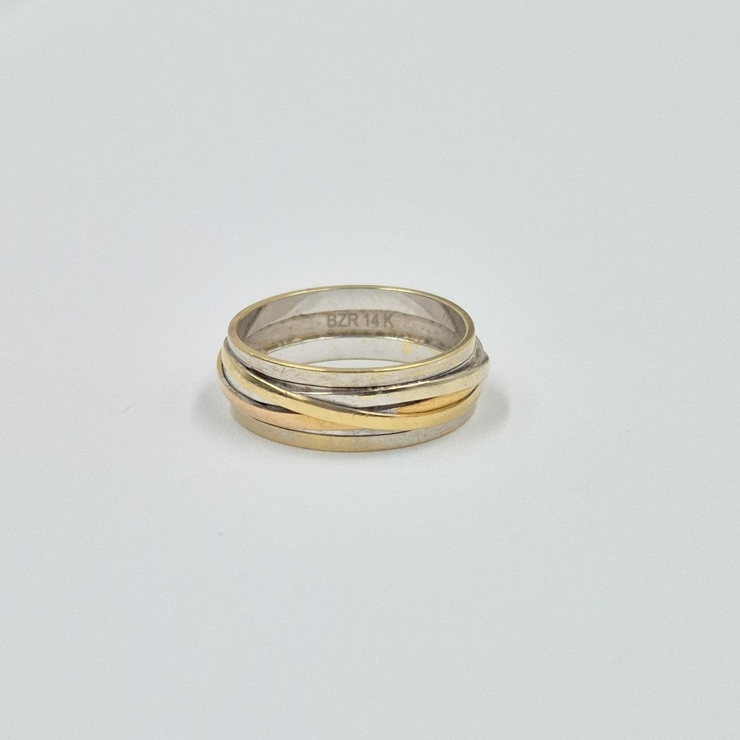 ARGOLLA ORO,ORO BLANCO 14 K 3,70 GRMS (SEMINUEVO)