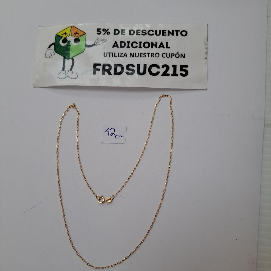 CADENA ORO 10 K 0,90 GRMS (SEMINUEVO)