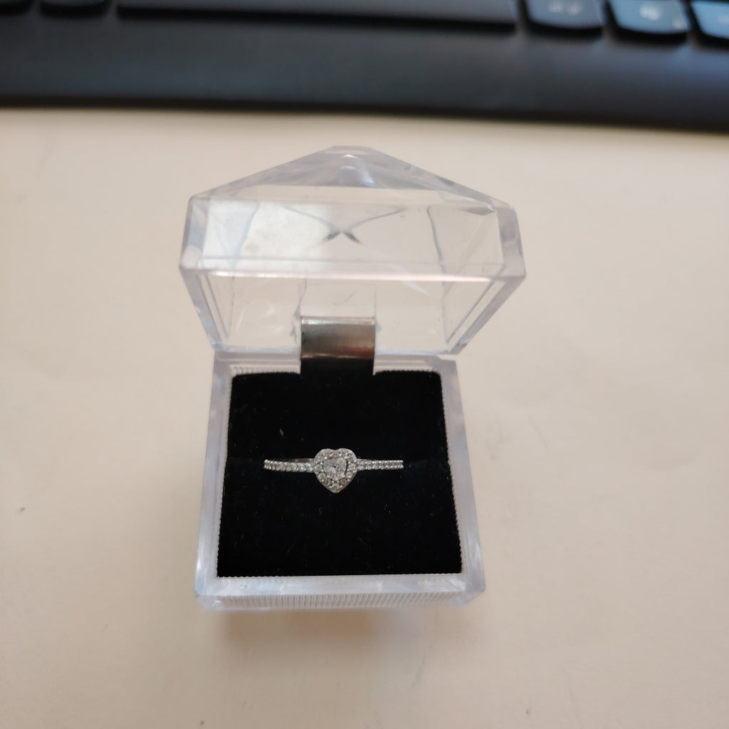 SOLITARIO ORO BLANCO 14 K 1.1 GRMS (SEMINUEVO)