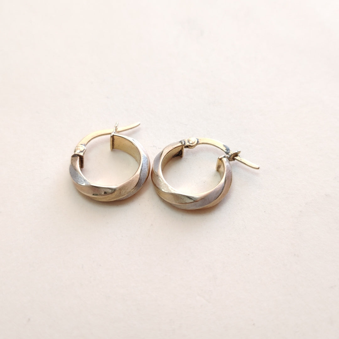 ARRACADAS PAR ORO 14 K 1,30 GRMS (SEMINUEVO)