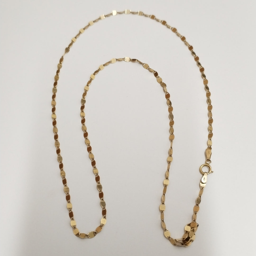 CADENA ORO 14 K 3.2 GRMS (SEMINUEVO)