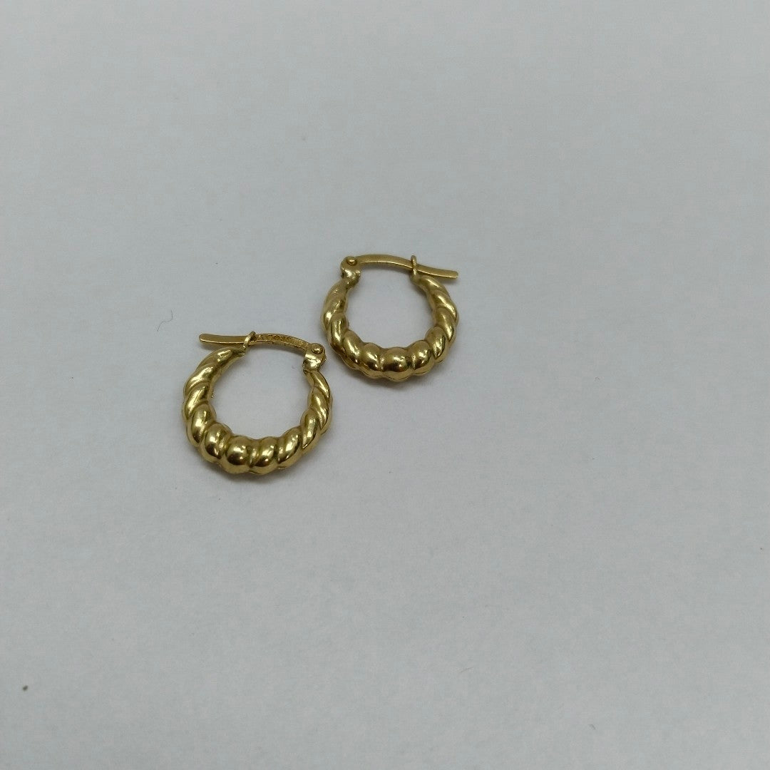 ARRACADAS PAR ORO 10 K 1.2 GRMS (SEMINUEVO)