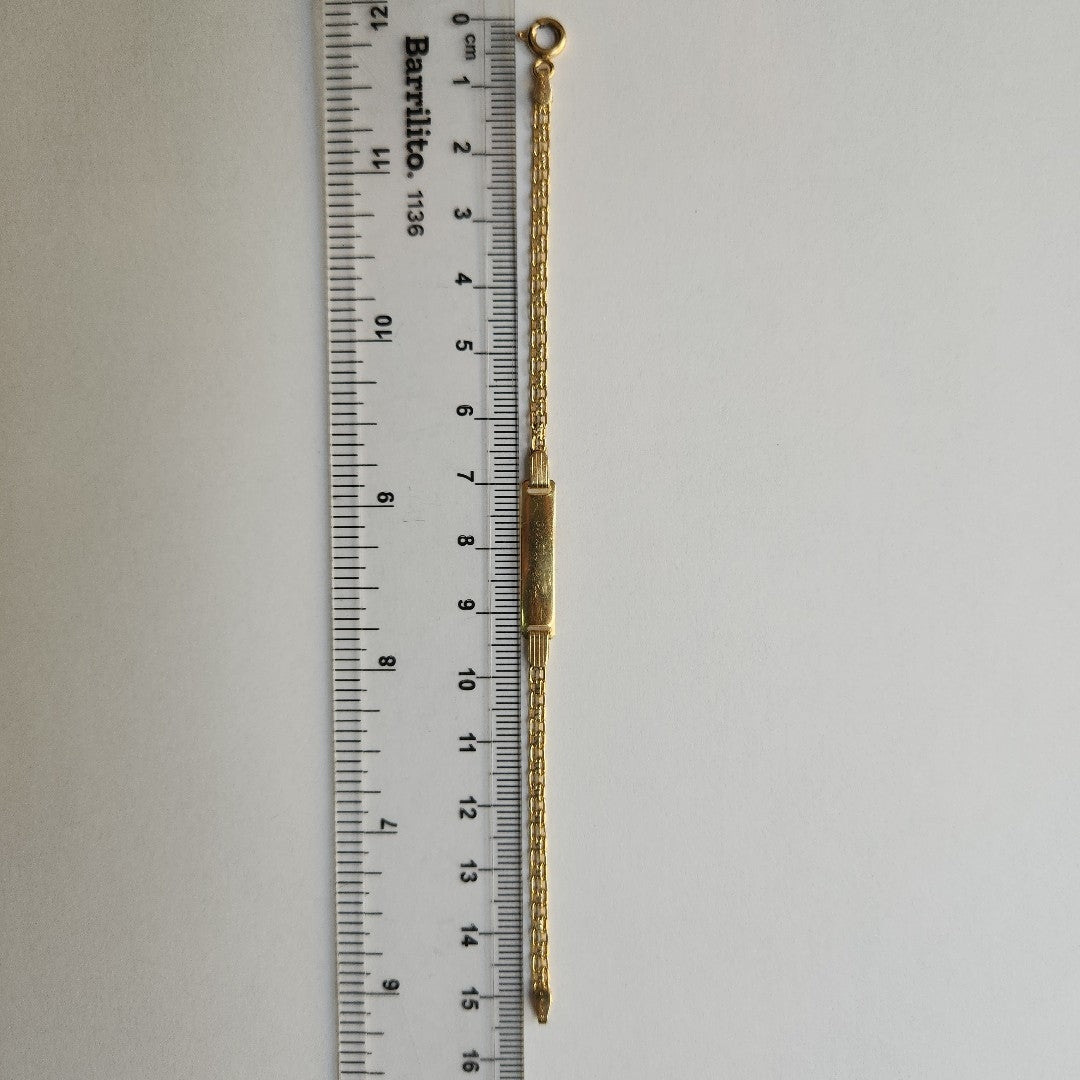 ESCLAVA ORO 14 K 3,10 GRMS (SEMINUEVO)