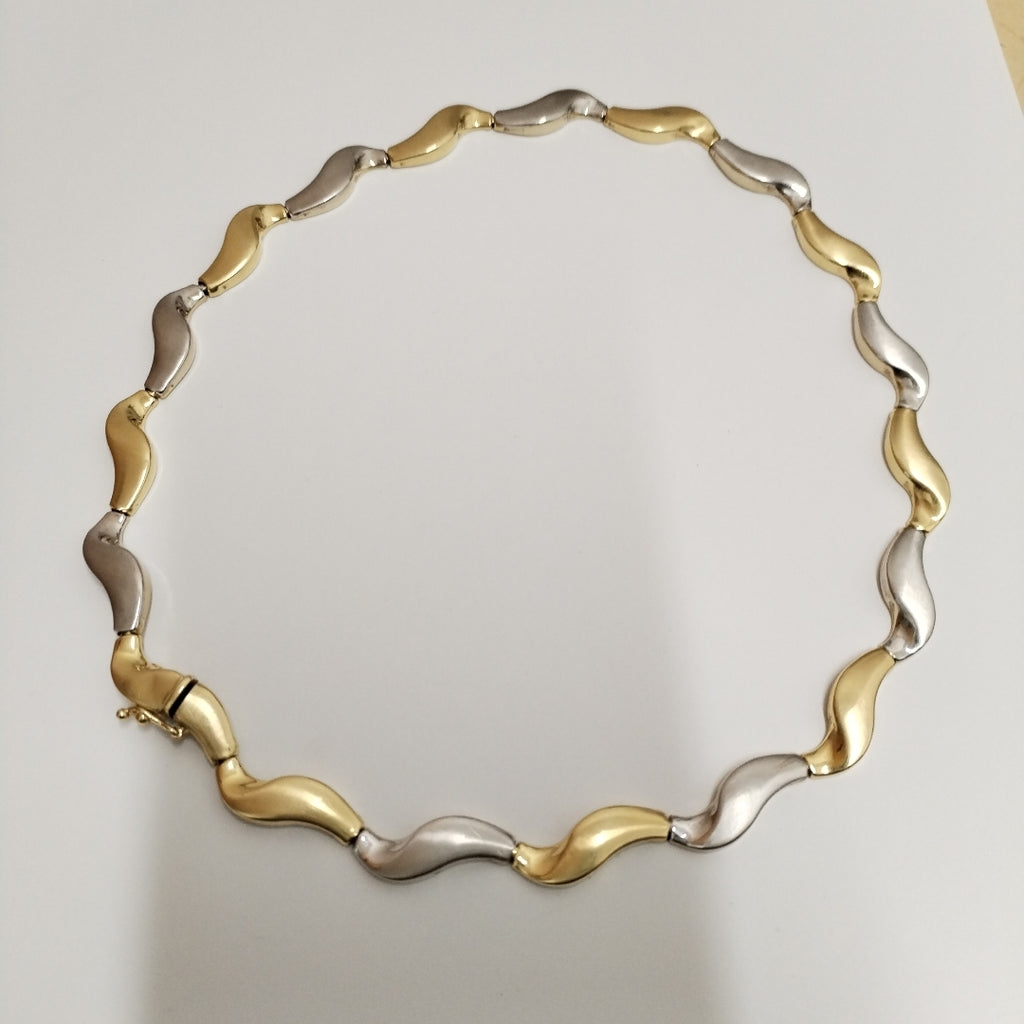 GARGANTILLA ORO COMBINADO 14 K 21.2 GRMS (SEMINUEVO)