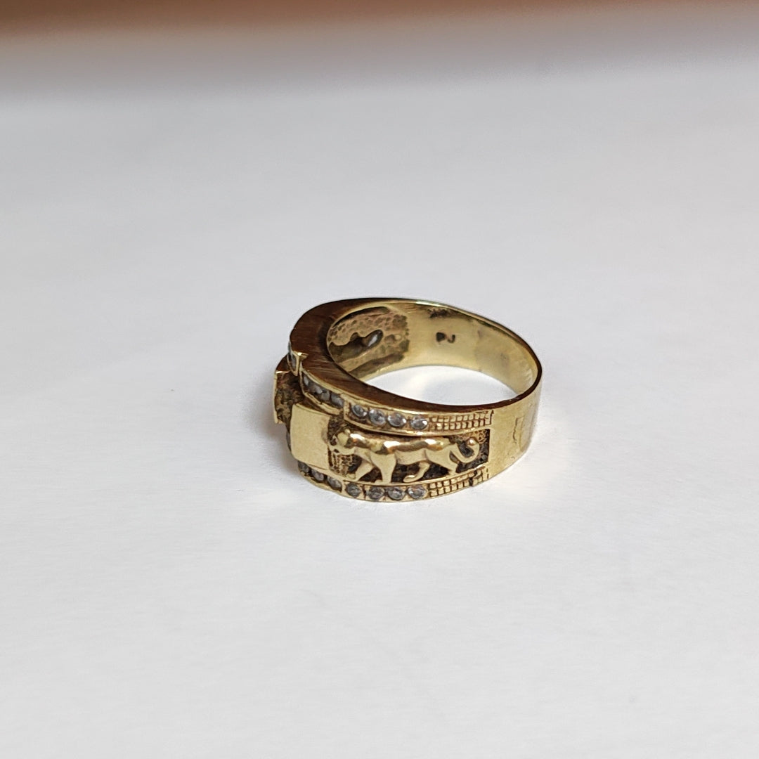 ANILLO ORO 14 K 10,50 GRMS (SEMINUEVO)