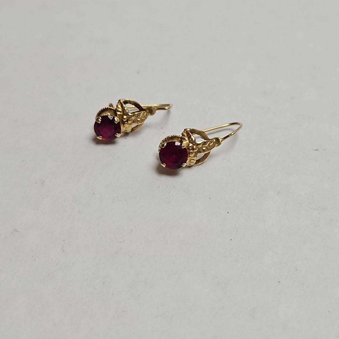 ARETES PAR ORO 14 K 1,60 GRMS (SEMINUEVO)