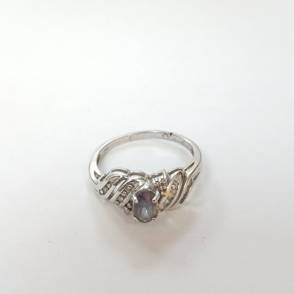 ANILLITO ORO BLANCO 14 K 4,10 GRMS (SEMINUEVO)