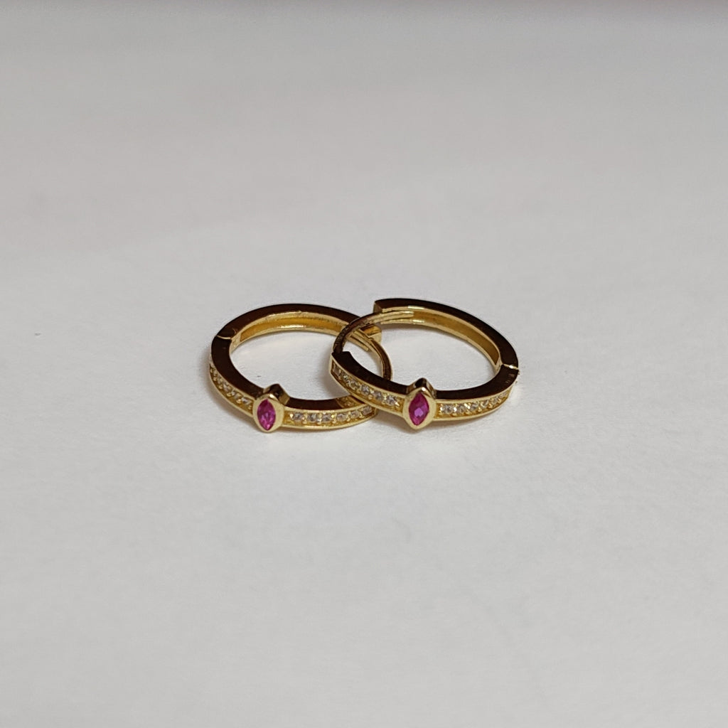 ARRACADAS PAR ORO 14 K 2.1 GRMS (SEMINUEVO)