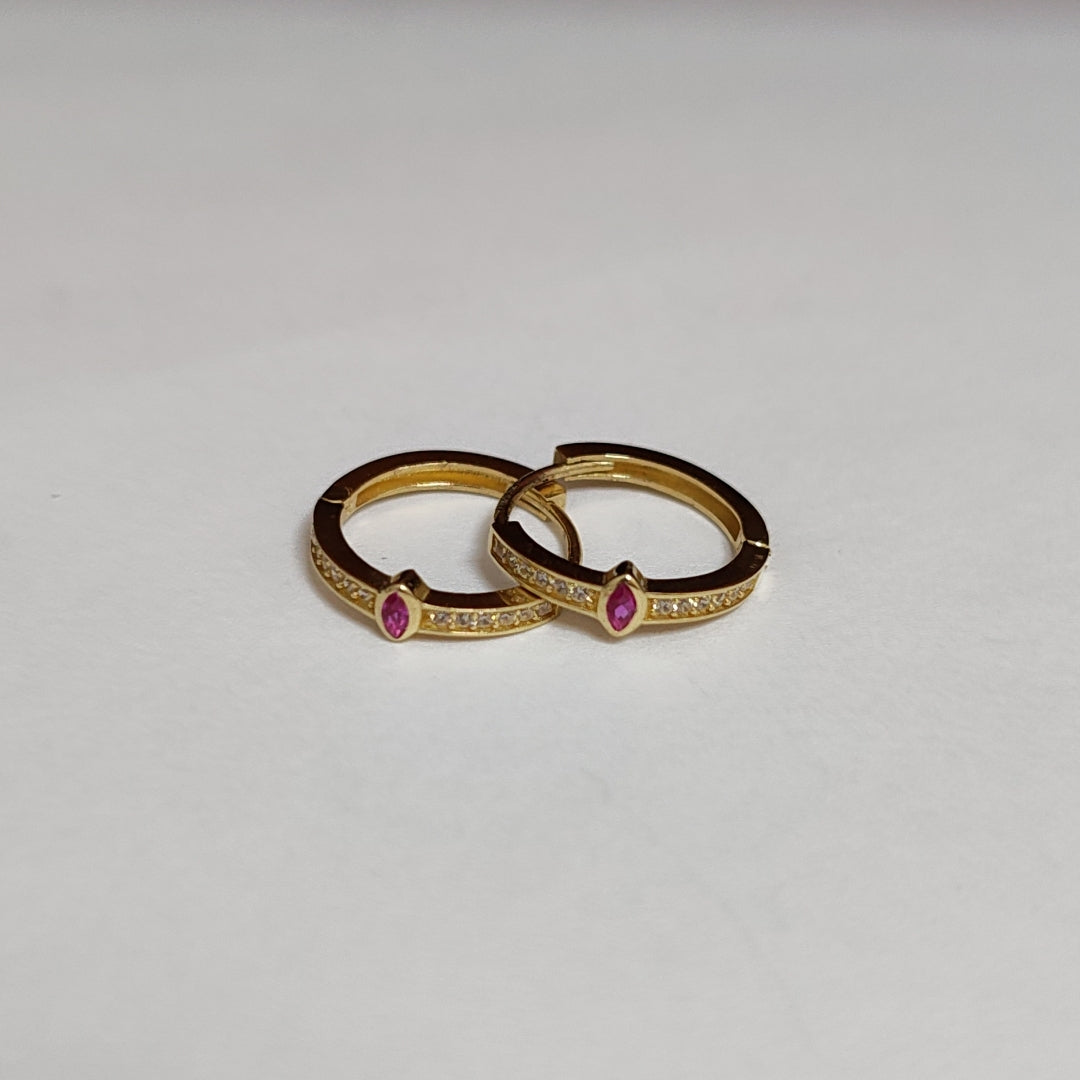 ARRACADAS PAR ORO 14 K 2.1 GRMS (SEMINUEVO)