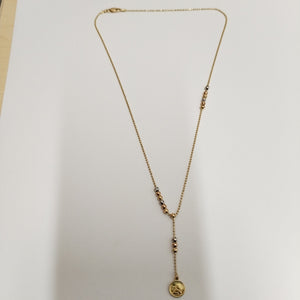 GARGANTILLA ORO, ORO COMBINADO 14 K 4.1 GRMS (SEMINUEVO)