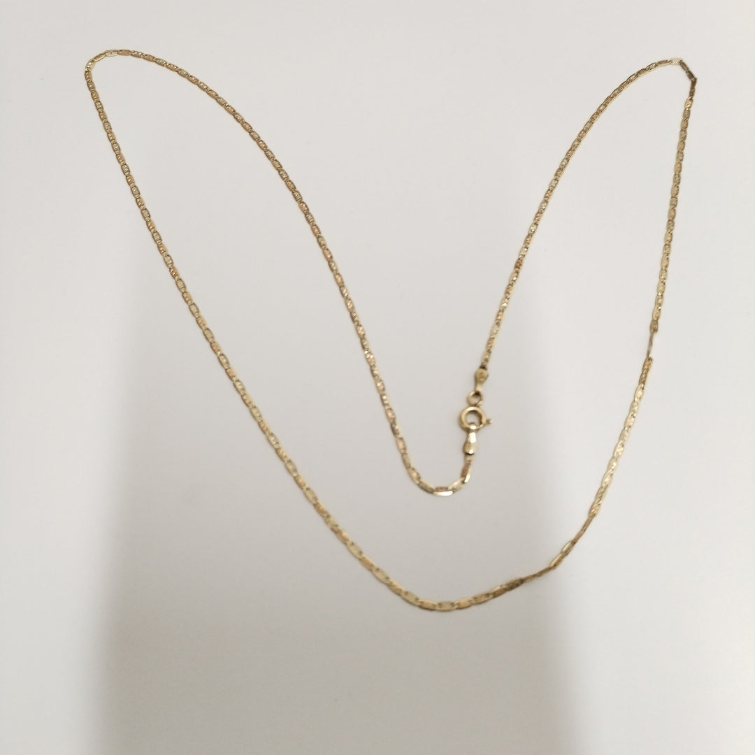 CADENA ORO, ORO COMBINADO 14 K 2.7 GRMS (SEMINUEVO)